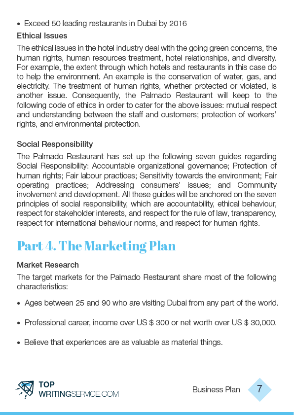 Buy a business plan paper