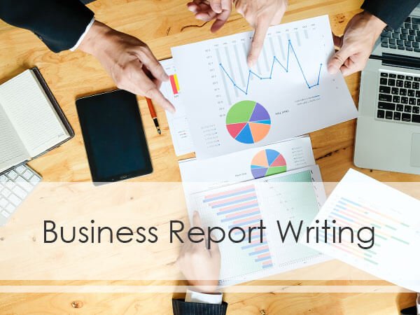 write an business report