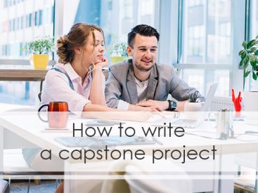 capstone project writing tips